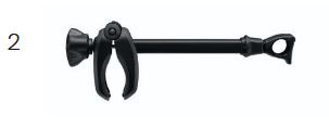 Thule Bike Holders with AcuTight Knob – Lockable Frame Holders for Thule Bike Racks in Black-Accessories-Thule-301526- DC Leisure
