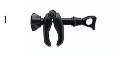 Thule Bike Holders with AcuTight Knob – Lockable Frame Holders for Thule Bike Racks in Black-Accessories-Thule-302525- DC Leisure