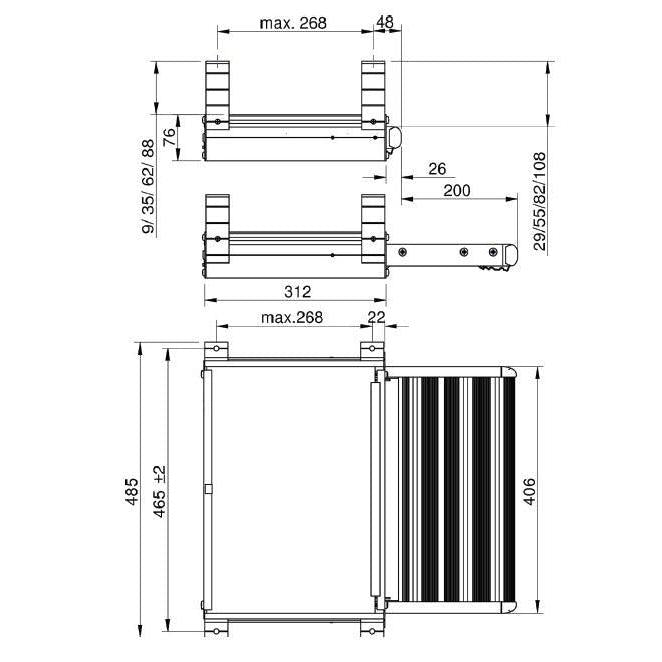 Thule Manual Slide-Out Step - 400mm-Steps-Thule- DC Leisure