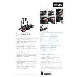 Thule VeloSpace XT 2 or 3 Bike Carrier - Tow Bar Mounted-Tow Bar Mounted Bike Rack-Thule- DC Leisure