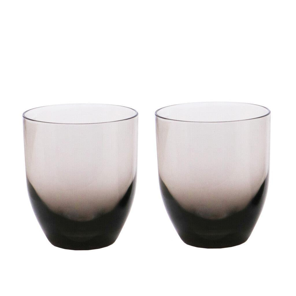 Travellife Feria Stackable Drinking Glass - Smoke (2 pieces)-Camping Cookware & Dinnerware-Travellife- DC Leisure