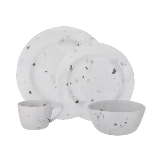 Travellife Soria Tableware set - Terrazzo-Camping Cookware & Dinnerware-Travellife- DC Leisure