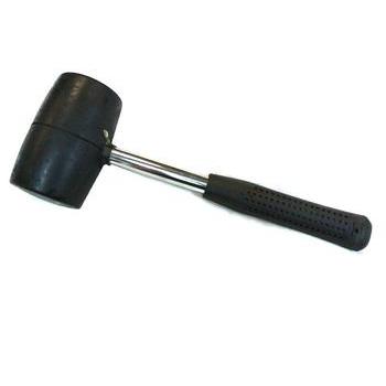 VIA MONDO STEEL HANDLE RUBBER MALLET-Camping Tools-Via Mondo- DC Leisure
