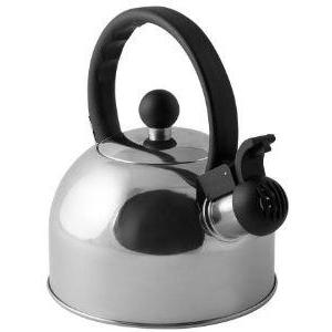 Via Mondo ‘Boil It’ Stainless Steel 1L Whistling Kettle-Stovetop Kettles-Via Mondo-5020001002587-QQ095055SH- DC Leisure