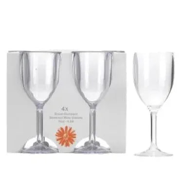 Wine Goblet 10oz 4 Pack-Camping Cookware & Dinnerware-Flamefields- DC Leisure