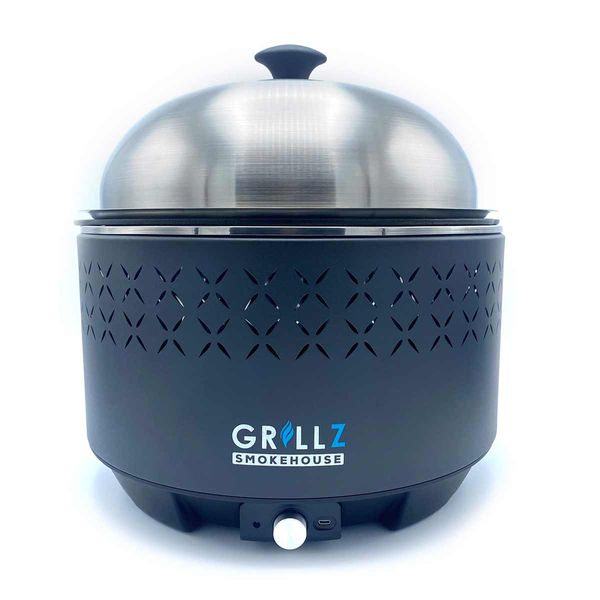 Wolf Outdoors Grillz Smoke House Portable Charcoal Grill with Fan-Grill-Wolf Outdoors- DC Leisure