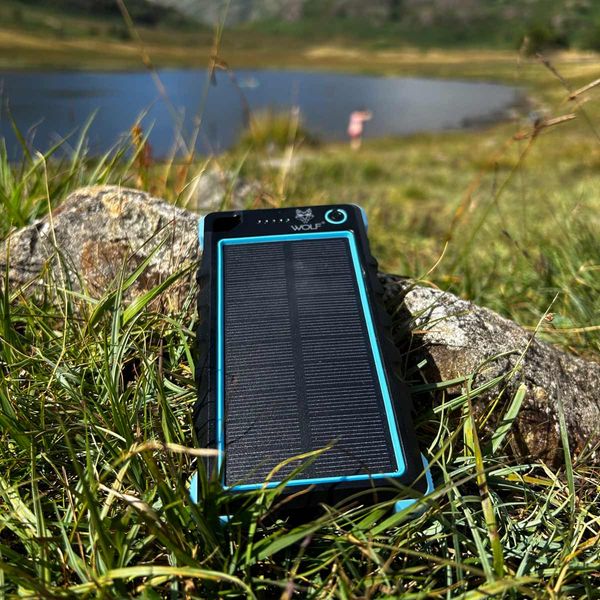 Wolf Outdoors SPB-10 Solar Powerbank 10,000mAh Portable Charger for Camping-Power Banks-Wolf Outdoors- DC Leisure