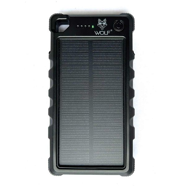 Wolf Outdoors SPB-10 Solar Powerbank 10,000mAh Portable Charger for Camping-Power Banks-Wolf Outdoors-WFPT073- DC Leisure