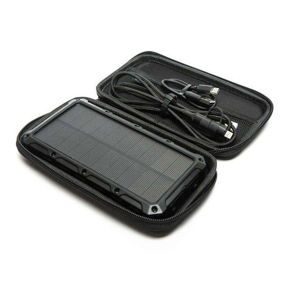 Wolf Outdoors SPB-16 Solar Power Bank with Case and 3-in-1 Lead-Power Banks-Wolf Outdoors- DC Leisure