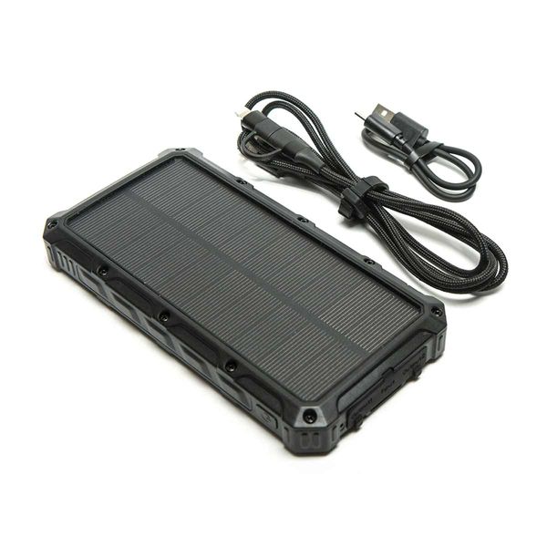 Wolf Outdoors SPB-16 Solar Power Bank with Case and 3-in-1 Lead-Power Banks-Wolf Outdoors- DC Leisure