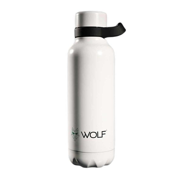 Wolf Outdoors Vacuum Hot & Cold Flask White 700ml – Insulated Drink Bottle-Camping Cookware & Dinnerware-Wolf Outdoors- DC Leisure