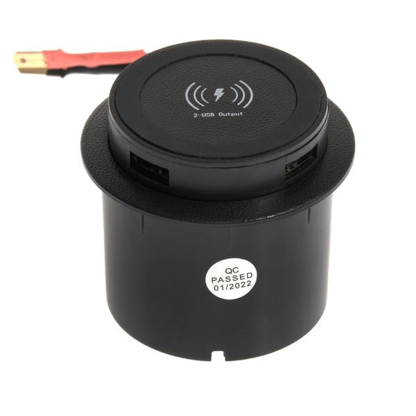 AG Wireless Pop Up Charger with 2 USB Outlets-Power Adapter & Charger Accessories-AG-WC01- DC Leisure