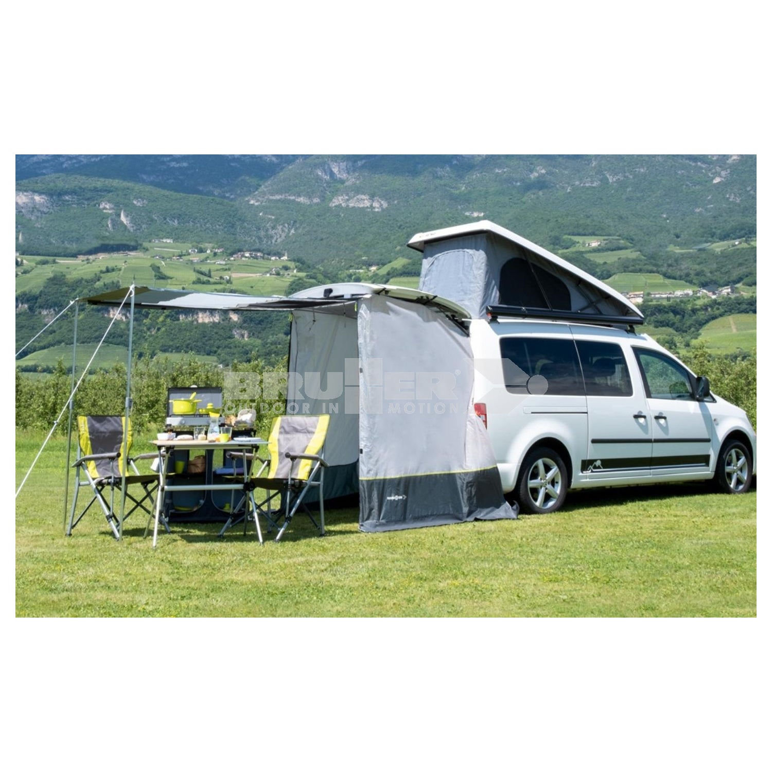 Brunner Pilote Tailgate Awning - VW Caddy-Tailgate Awnings-Brunner-0102967NB- DC Leisure