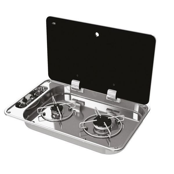 CAN 'Hoodiny' FC1336 2 Burner Hob Unit - 12V Ignition-Hob-CAN- DC Leisure