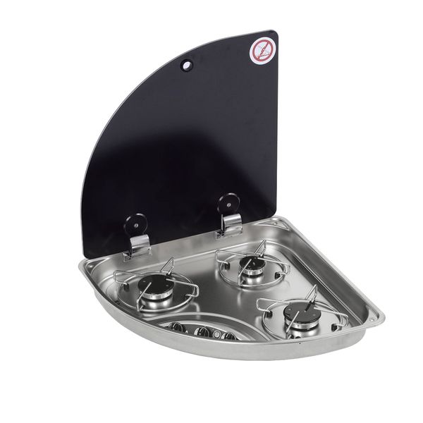 CAN 'Hoodiny' FC1344 3 Burner Triangle Hob Unit - Right Handed-Hob-CAN- DC Leisure