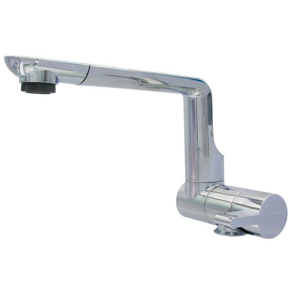 Comet Arona Single Lever Cold Chrome Water Tap for Campervan, Caravan & Motorhome Kitchens-Taps-Comet- DC Leisure