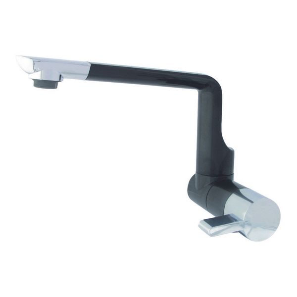Comet Arona Cold Water Only Tap - Black / Chrome