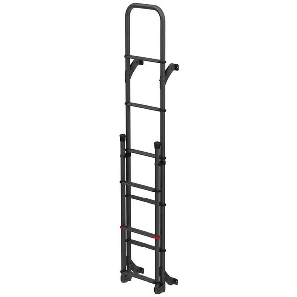 Dedicated Folding Rear Ladder for Crafter Vehicles – Deep Black / Aluminium-Ladders-Fiamma-8004815439538-02426-22A- DC Leisure