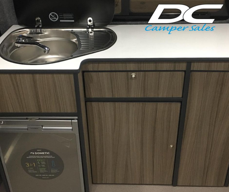 Dometic Smev 8821 Single Burner Hob And Sink Combination Unit-Hobs & Combination Units-Dometic- DC Leisure