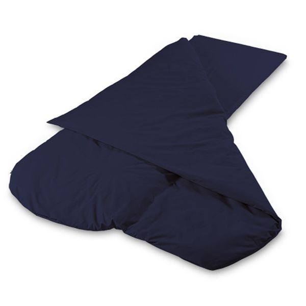Duvalay Compact Sleeping Bag with Built-In Mattress Topper and Removable Covers in Various Colours-Sleeping Bags-Duvalay-NAVY 4.5 COMPACT- DC Leisure
