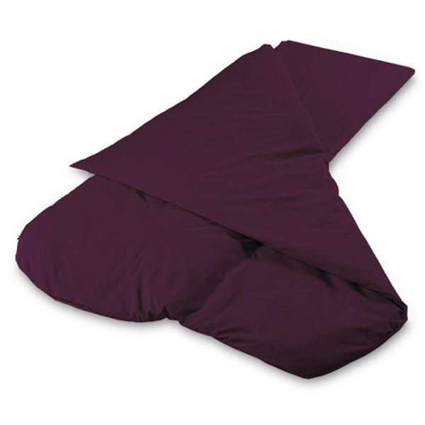 Duvalay Compact Sleeping Bag with Built-In Mattress Topper and Removable Covers in Various Colours-Sleeping Bags-Duvalay-PLUM 4.5 COMPACT- DC Leisure