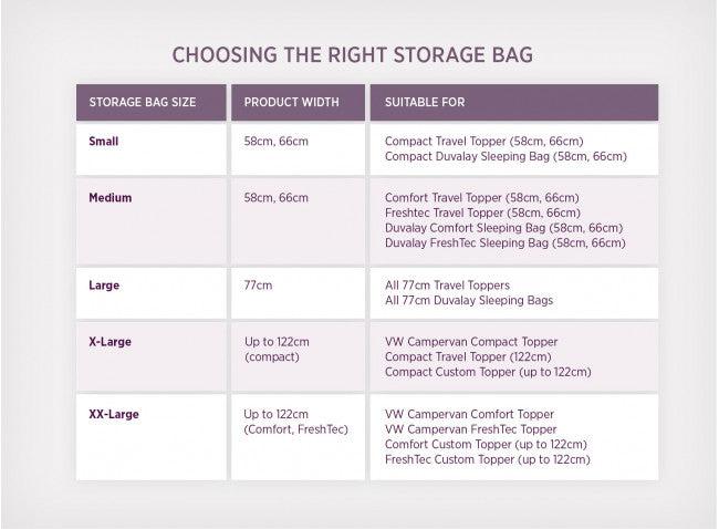 Duvalay Compact Sleeping Storage Bags-Storage Bags-Duvalay- DC Leisure