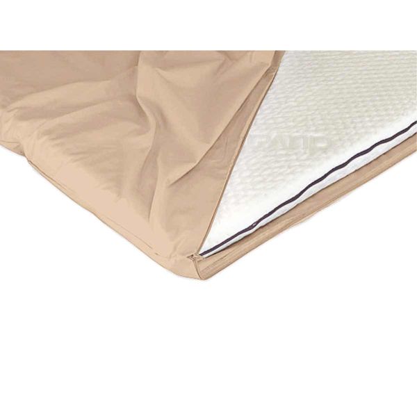 Duvalay Compact Travel Topper Zipped Sheet - Cappuccino-Beds & Accessories-Duvalay-40048- DC Leisure