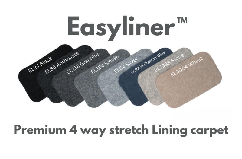 "Easyliner 4-Way Stretch" Van Lining Carpet (1m x 2m)-Carpet-Harrison Trim- DC Leisure