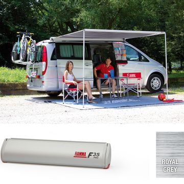 Fiamma F35 Pro Minivan Awning - Titanium-Awnings-Fiamma-QQ108310A/RG-06762-01R- DC Leisure