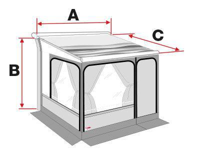 Fiamma Privacy Room - F45S/ F45L/ F70-Awning Tents-FIAMMA- DC Leisure