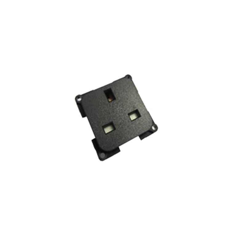 Fawo British Standard Socket – Black (250V/13A)-Switches, Sockets & Frames-FAWO- DC Leisure