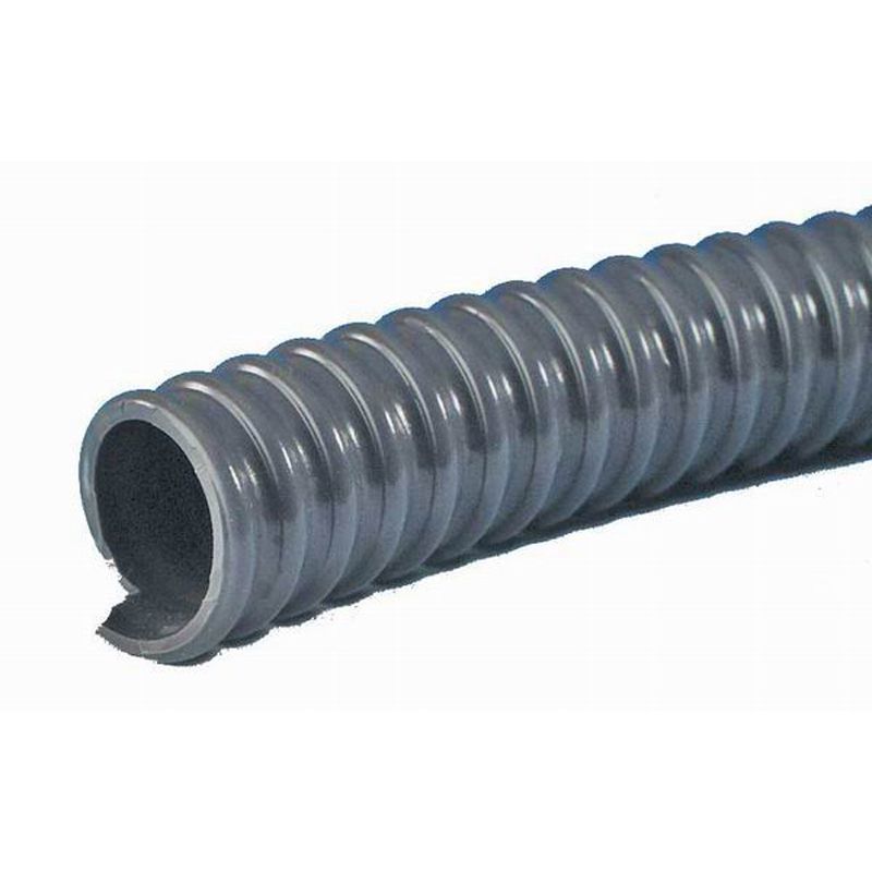 Fawo PVC 20mm Convoluted Waste Water Hose - Dark Grey (p/metre)-Plumbing Hoses & Supply Lines-FAWO-01589T22078- DC Leisure