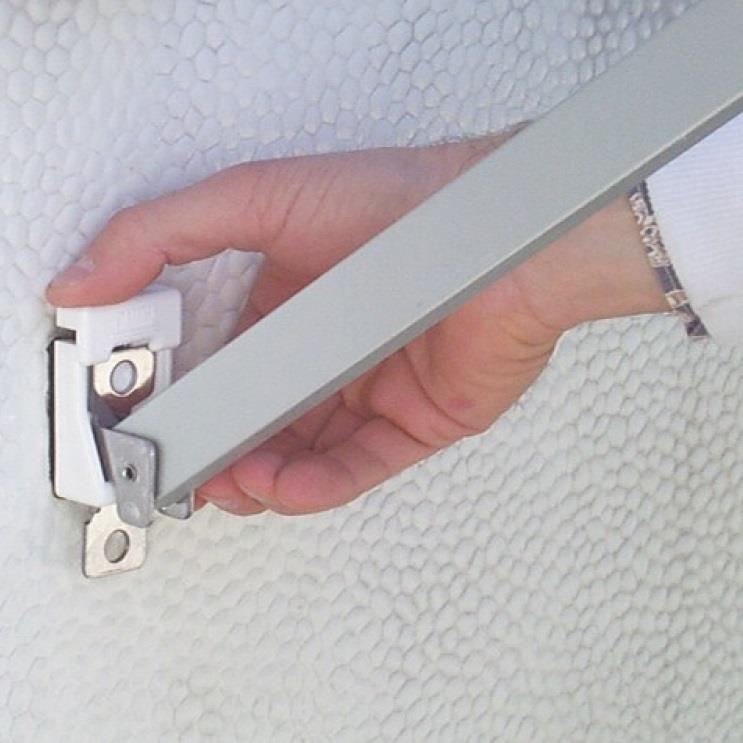 Fiamma Awning Leg Wall Brackets - White (F45 / F80S)-Leg Wall Brackets-Fiamma- DC Leisure