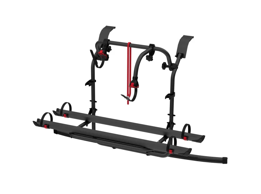 Fiamma Carry-Bike Ford Custom Nugget Deep Black 2026 Redesign – Tailgate Bike Rack for Campervan Travel-Bike Carriers-Fiamma- DC Leisure