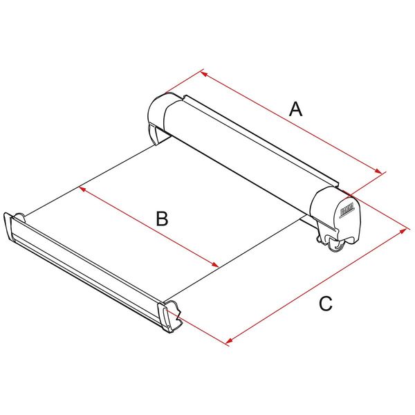 Fiamma F45L Wall Mounted (Long) Wind Out Awning - Motorhome, Trailer Awning-Awnings-FIAMMA- DC Leisure