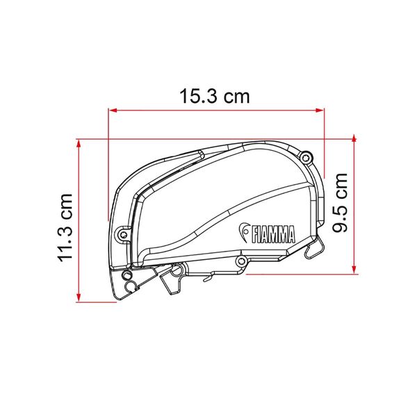 Fiamma F80S Ducato Awning Kit 320 - Deep Black (Ducato| Relay| Boxer)-Awnings-FIAMMA-QQ108338/B/DUCA-07831N02R- DC Leisure