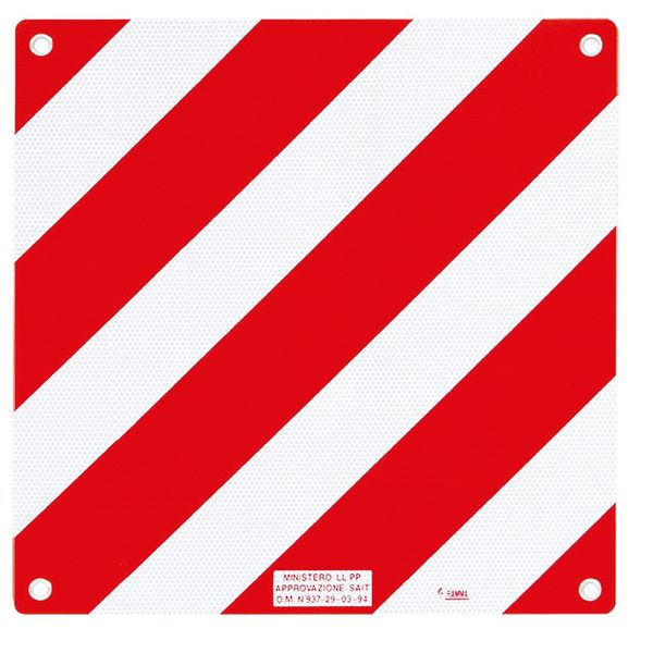 Fiamma Rear Vehicle Aluminium Warning Sign-FIAMMA-98782-010- DC Leisure