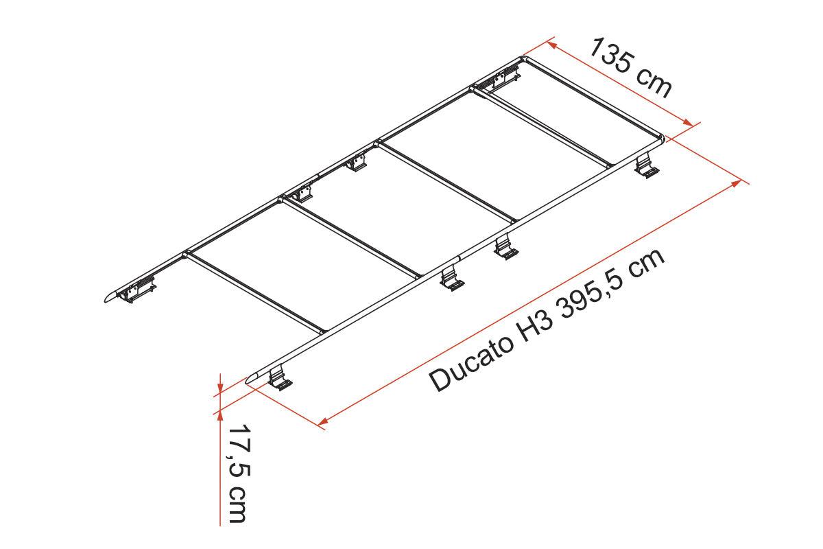 Fiamma Roof Rail- Ducato Relay Boxer - Roof Rack-Roof Racks & Rails-FIAMMA-QQ102278-05808-03- DC Leisure