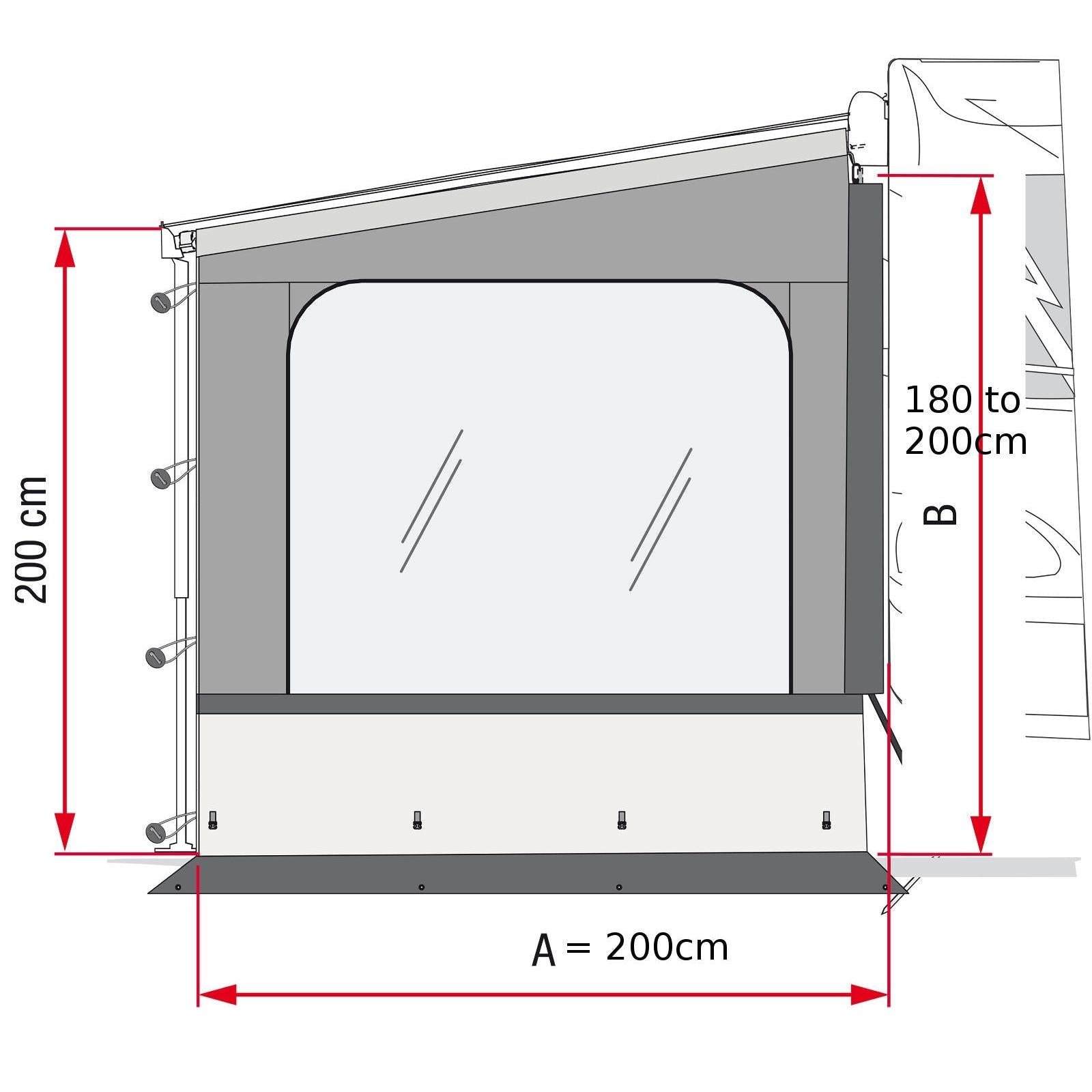 Fiamma Side W Pro Caravanstore F35 - Side Panel-Side Panel-Fiamma- DC Leisure