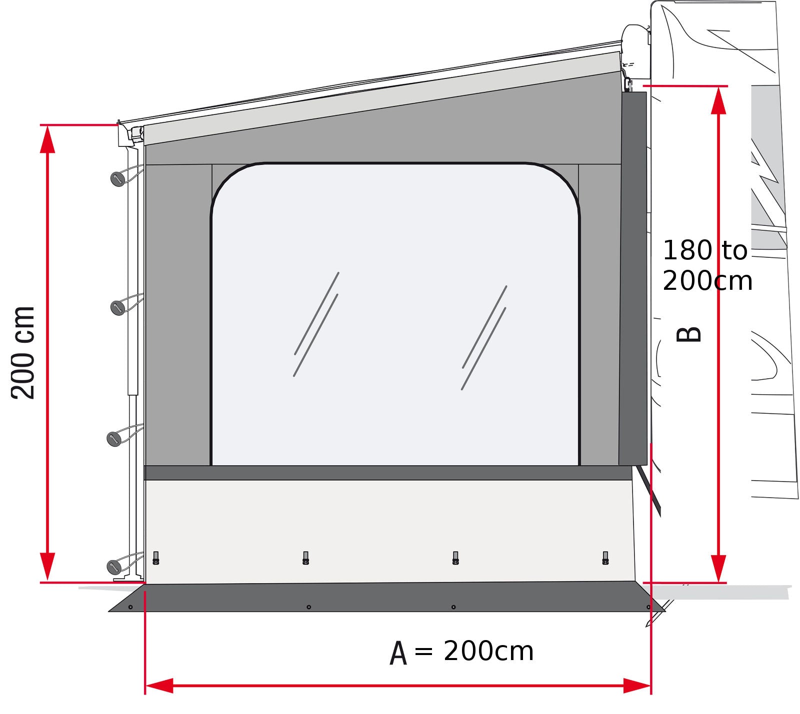 Fiamma Side W Pro Caravanstore F35 - Side Panel-Smart Panels-FIAMMA-QQ108215AB-07977-01- DC Leisure