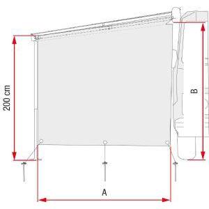 Fiamma Sun View Side Panel-Side Panel-Fiamma- DC Leisure