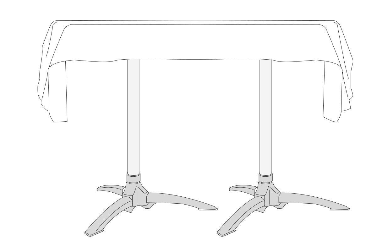 Fiamma Tube Pro Aluminium 70cm Table Leg-Outdoor Furniture-FIAMMA-QQ106001-06375A01- DC Leisure