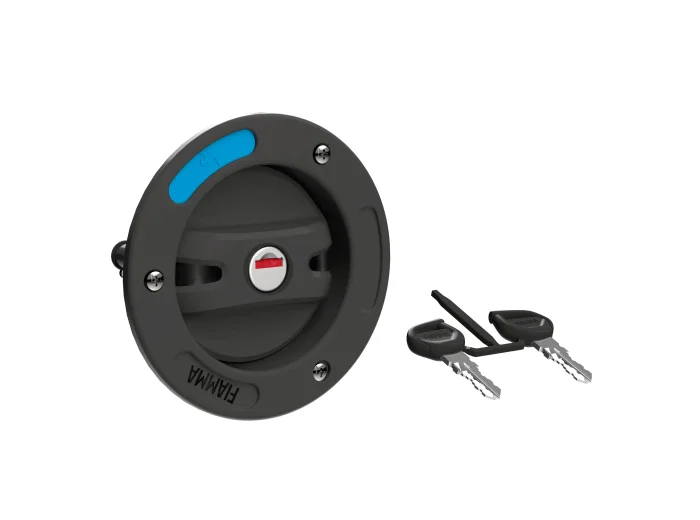 Fiamma Water Filler Cap 2026 Restyle – Locking 83mm Motorhome & Caravan Inlet Cap-Accessories-Fiamma-94715-001- DC Leisure