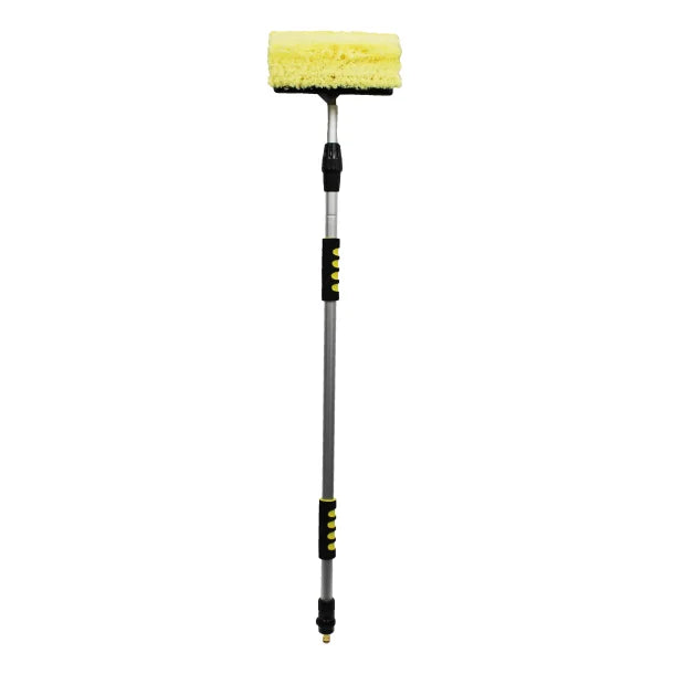 Flo-Through Wash Brush with Telescopic Handle & Super Soft Bristles – 125-200cm-Vehicle Cleaning-Travellife- DC Leisure