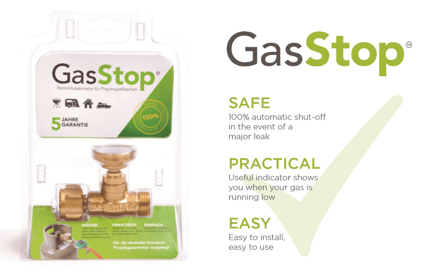 GasStop Emergency Gas Shut-Off Valve-Gas Detectors-GasStop-MKGS111-MKGS111- DC Leisure