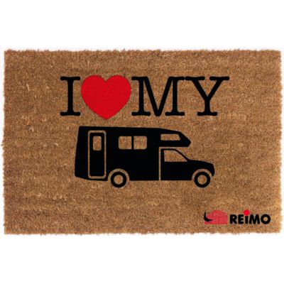 I Love My Caravan / MotorHome - Doormat-Recreational Vehicles-Reimo-51649- DC Leisure