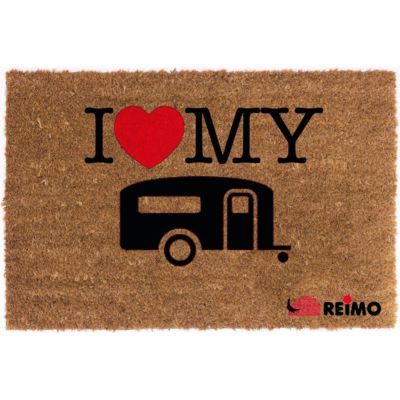 I Love My Caravan / MotorHome - Doormat-Recreational Vehicles-Reimo-8012243252506-51651- DC Leisure