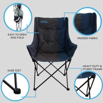 Liberty Comfort Chair-Camping Chairs-Liberty Leisure- DC Leisure