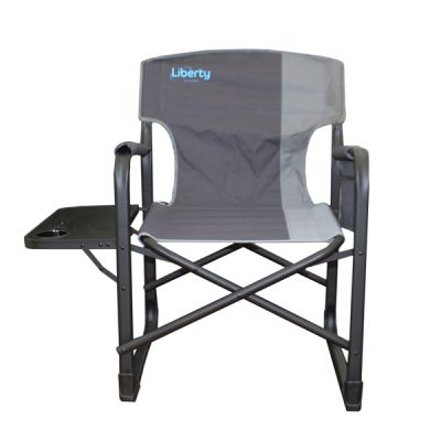 Liberty Folding Directors Chair with Side Table-Camping Chairs-Liberty Leisure-5060745311910-LLDC-2- DC Leisure