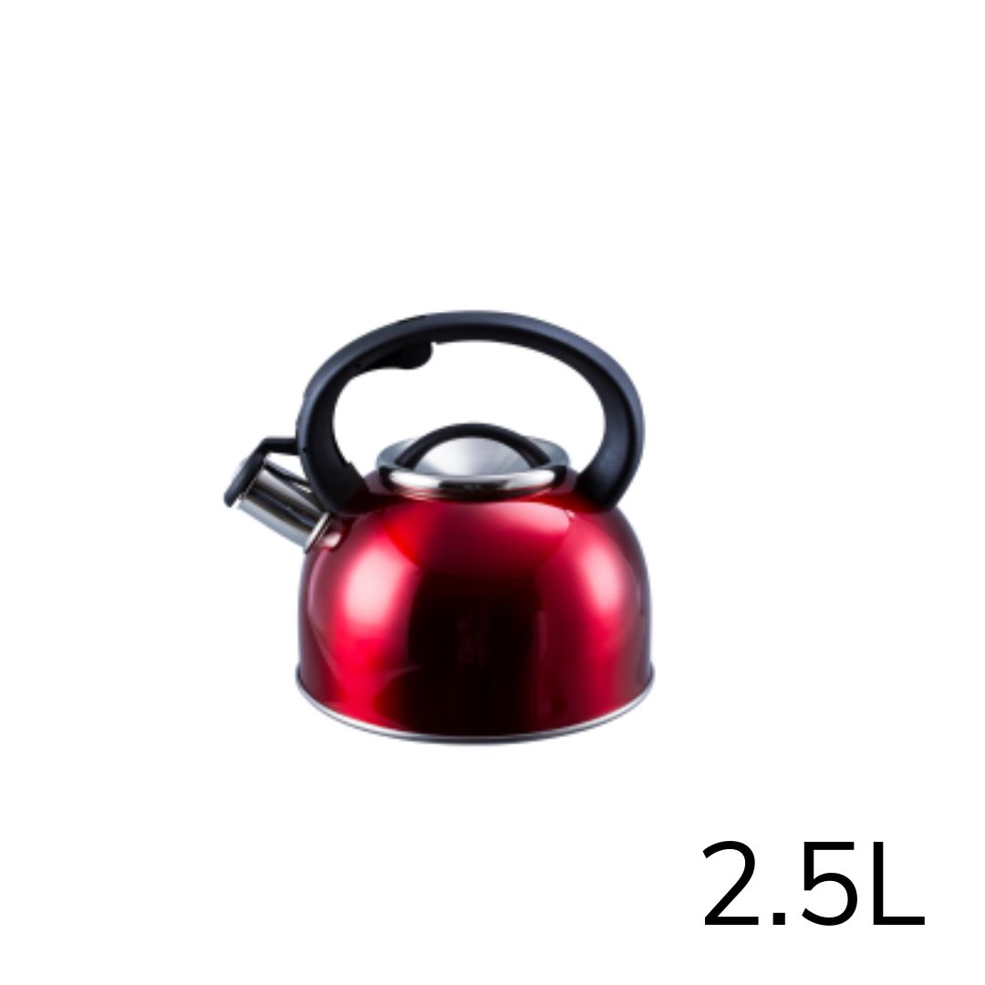 Liberty Whistling Kettle - 2.5L-Stovetop Kettles-Liberty Leisure-CW-T056-B1R- DC Leisure